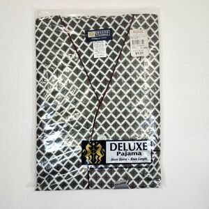 Deluxe Pajamas Men’s XL Vintage New NOS Bealls Outlet Short Sleeve Knee Length